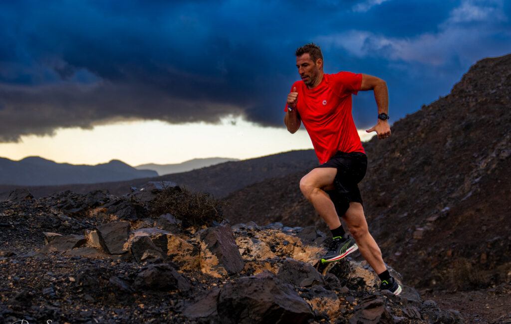 Trail Running kurz vor dem Regen
